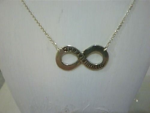 GARGANTILHA INFINITO EM PRATA DE LEI